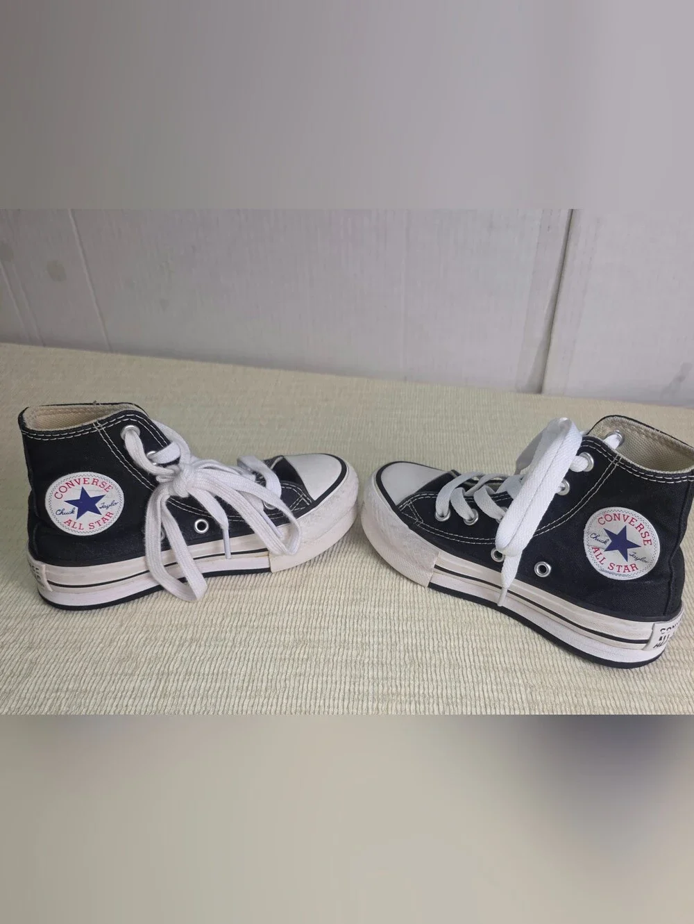 Converse Chuck Taylor All Star Move Platform High Top Youth 11 Black Shoes